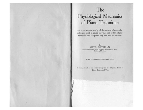 Product picture The Physiological Mechanics Of Piano Technique Otto Ortmann