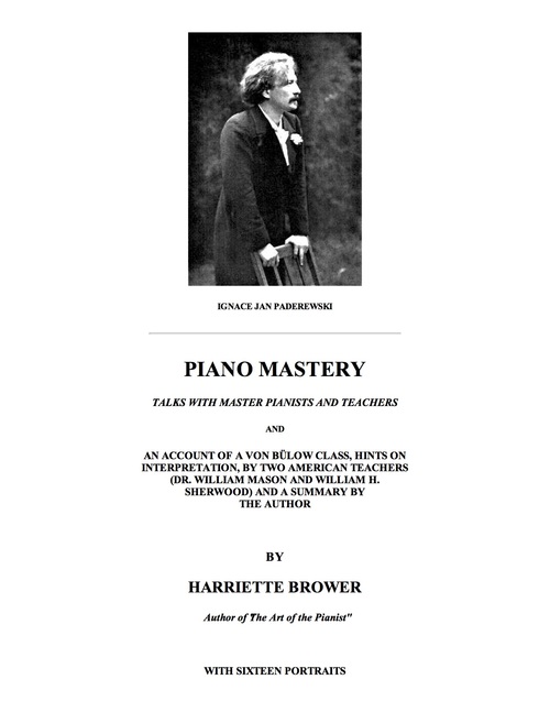 Product picture Piano Mastery Harriette Brower