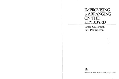 Product picture Improvising And Arranging On The Keyboard James Oestereich