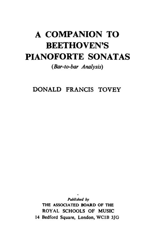 Product picture A Companion To Beethoven Pianoforte Sonatas Francis