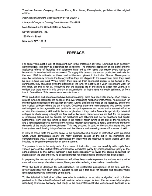 Product picture Piano Tuning Cree Fischer